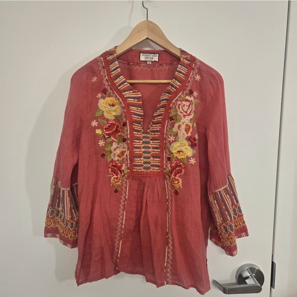 Johnny Was Workshop Tilly Flare Top